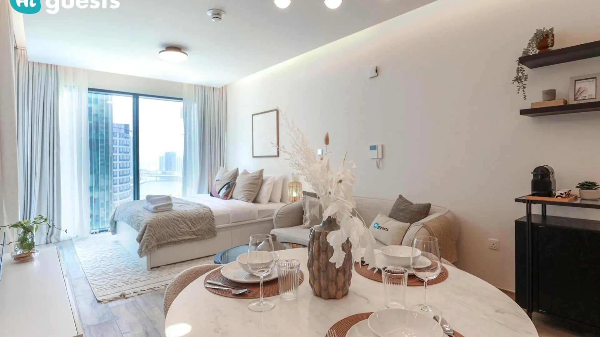 Higuests - Ahad Residence Modern Apt In Dubai'S Business Hub