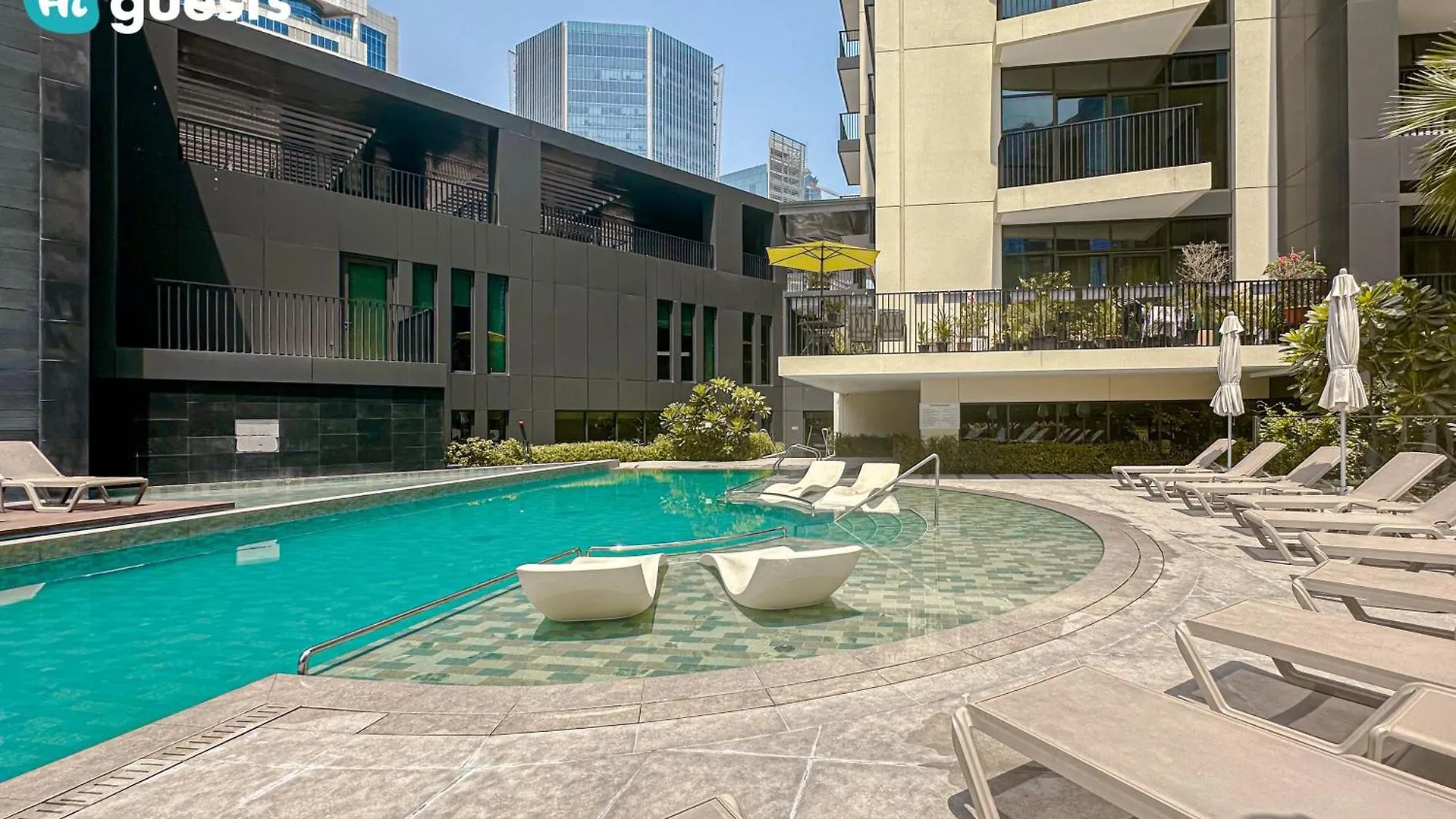 Apartment Higuests - Ahad Residence Modern Apt In Dubai'S Business Hub