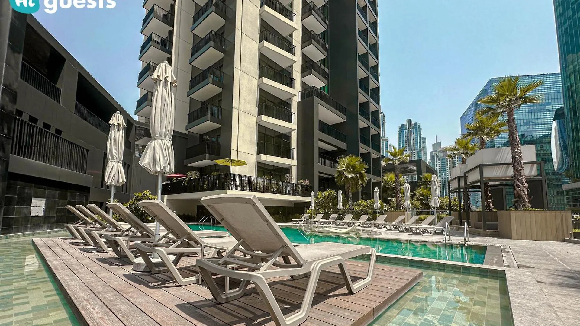 Apartment Higuests - Ahad Residence Modern Apt In Dubai'S Business Hub